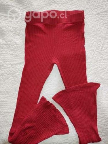 Calzas flare elasticadas