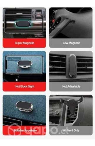 Soporte Para Celular De Autos , 8 Imanes Original
