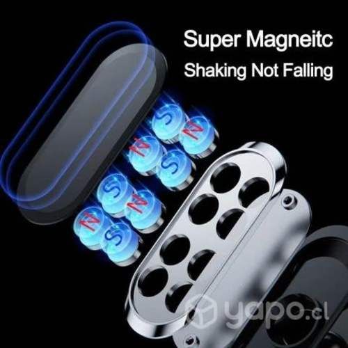 Soporte Para Celular De Autos , 8 Imanes Original