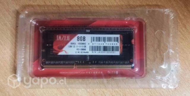 JAZER 8GB DDR3L Buss 1600