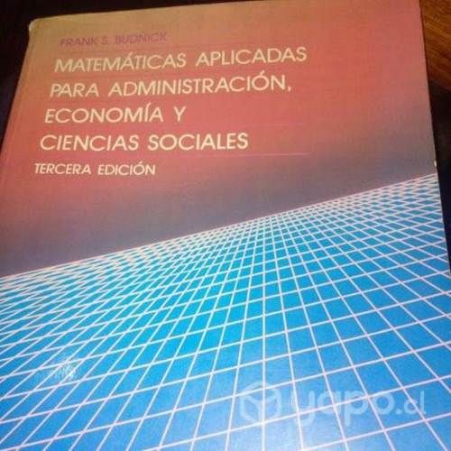 Libro Matematicas Aplicadas- Budnick