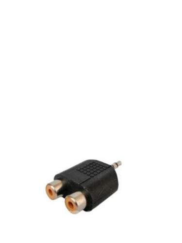 Adaptador Aux Audio Rca Hembra A Jack 3.5mm Macho