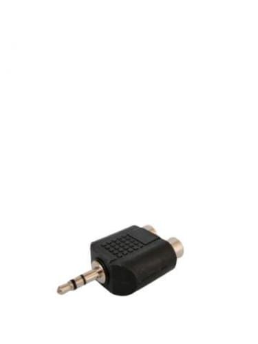 Adaptador Aux Audio Rca Hembra A Jack 3.5mm Macho