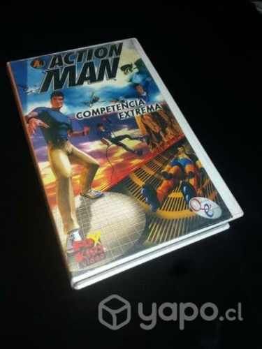 Película Action Man competencia extrema vhs
