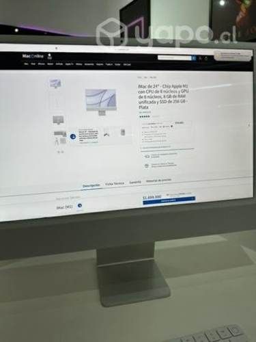 IMac M1 / 24 / 8GB RAM / 256GB / teclado Touch ID