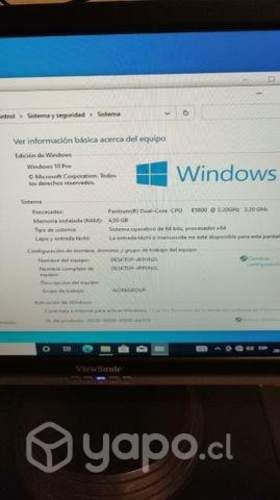 Computador hp Intel dual core