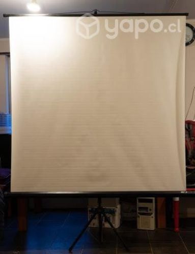 Telon portátil para proyector marca Dinon