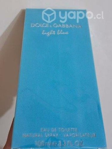 Perfume light blue edt. Original y sellado
