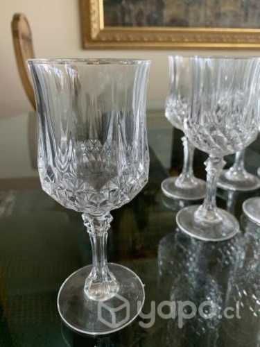 Juego de copas Cristal d Arques LONGCHAMP