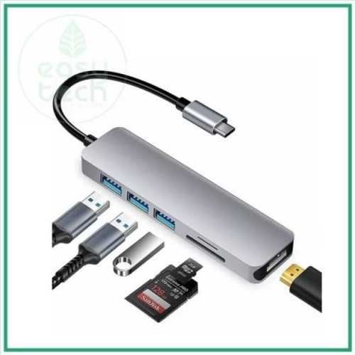 Hub USB-C PARA PC 6 en 1