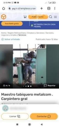 Maestro remodelación tabiquero