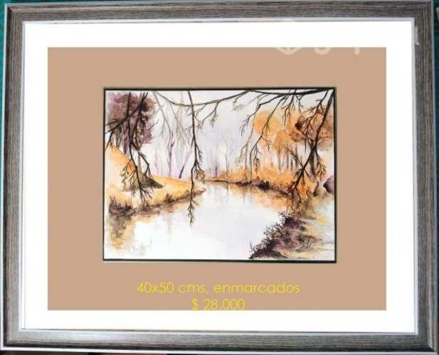 Cuadros originales pintados en acuarelas