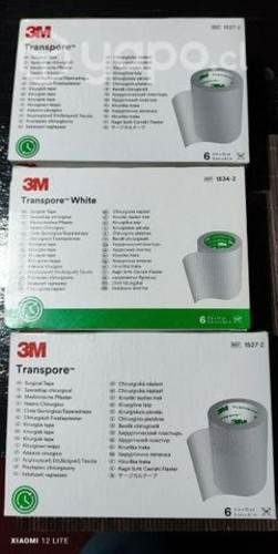 Tela micropore 3m caja de 6 unidades