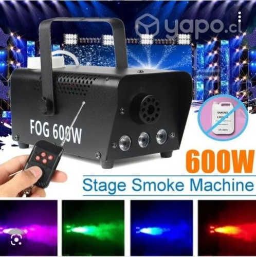 Maquina De Hvmo Niebla Control Remoto Dmx Humo Efe