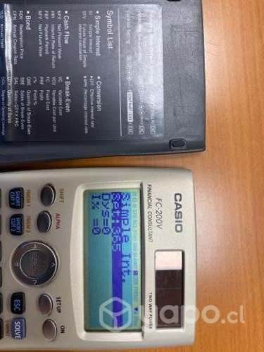 Calculadora Financiera FC-200V energía solar