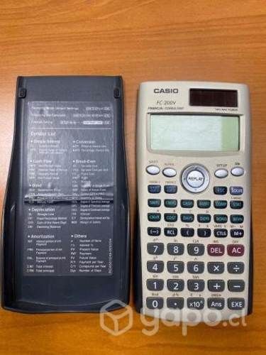 Calculadora Financiera FC-200V energía solar