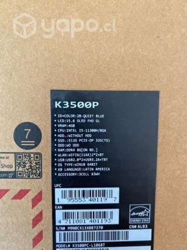 Asus Vivobook Pro 15 Usado