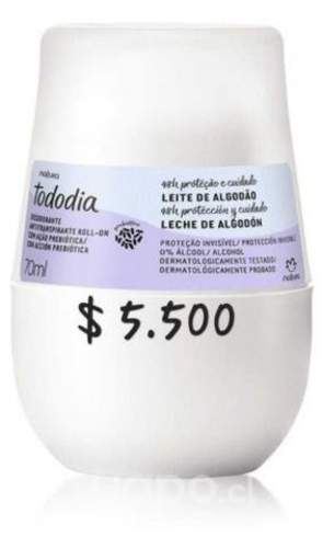 Desodorante natura leche de algodon