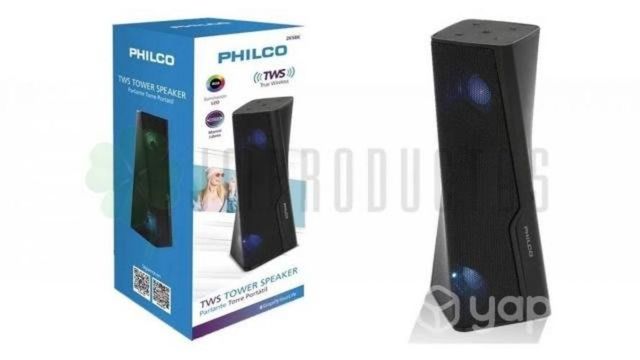 Parlante Philco Tws Tower Rgb 265bk True Wireless