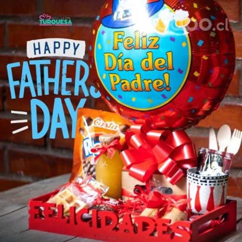 Regalo Dia del Padre Desayuno Personalizado