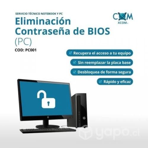 Eliminación de Contraseña de BIOS (PC)