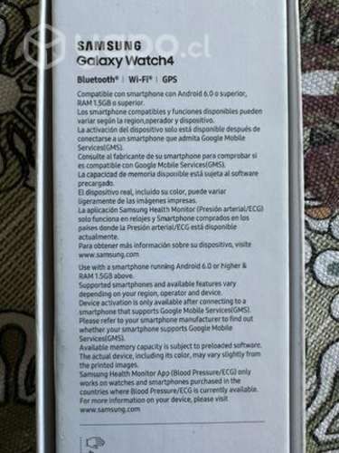 Samsung Watch 4 40 mm como nuevo