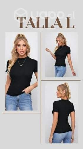 Top manga corta - talla l