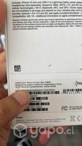 Iphone 12 mini 128gb (usado 9 meses)