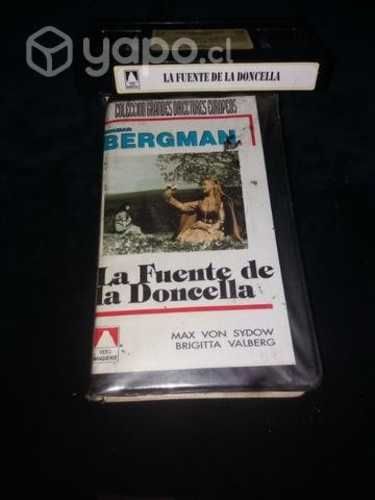 Película La fuente de la doncella vhs