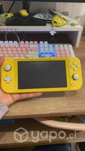 Nintendo switch lite amarilla