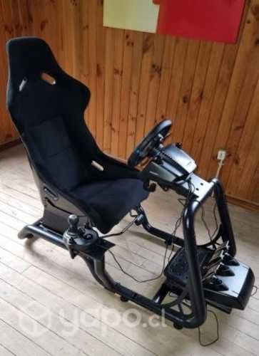 Asiento Simulador Carrera+ Volante G923 + Palanca