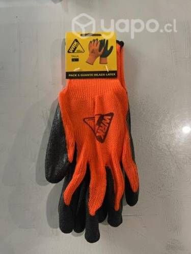 Guantes guantes hilaza latex talla L