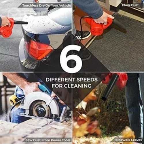 Soplador Aspirador Aire 600w 13000 Rpm