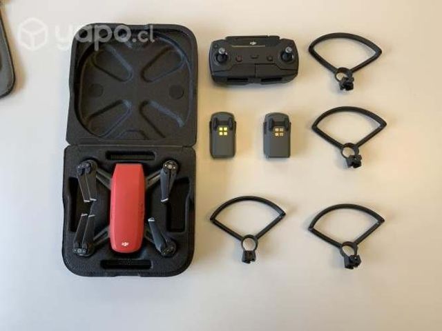 Dji Spark Rojo Fly More Combo