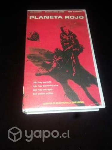 Película Planeta rojo vhs