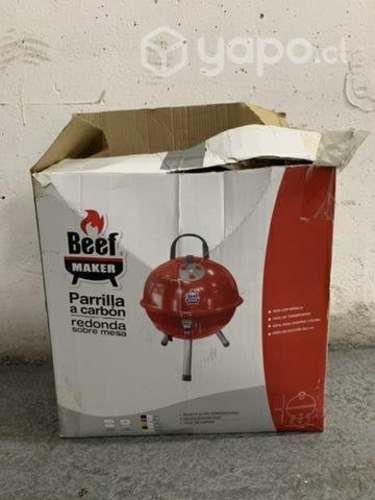 Parrilla Carbon Portatil Beef Maker
