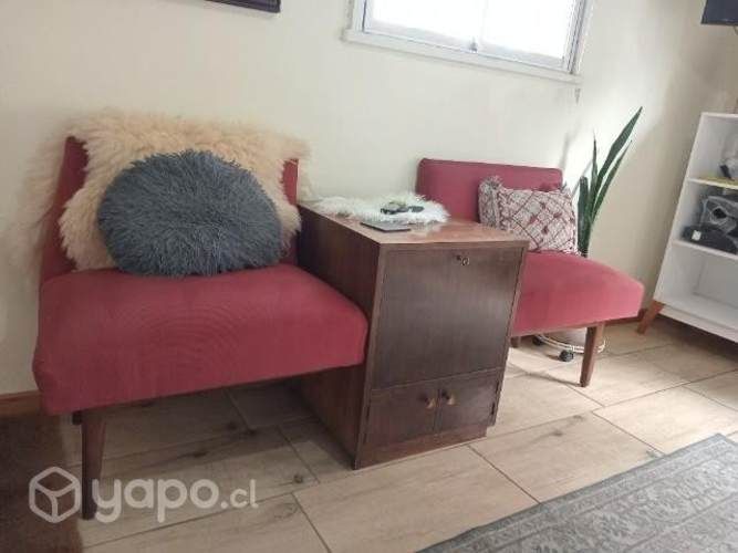 Antiguo Sofá con mueble