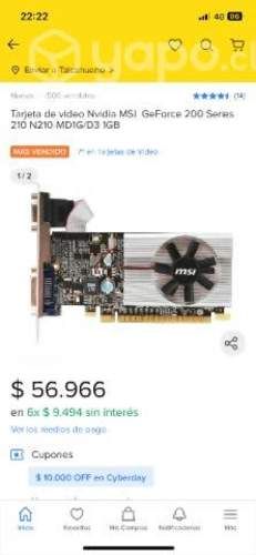 grafica y procesador amd ryzen3 2200G