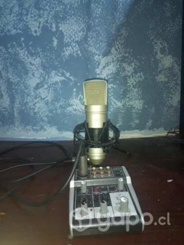 micrófono e interfaz