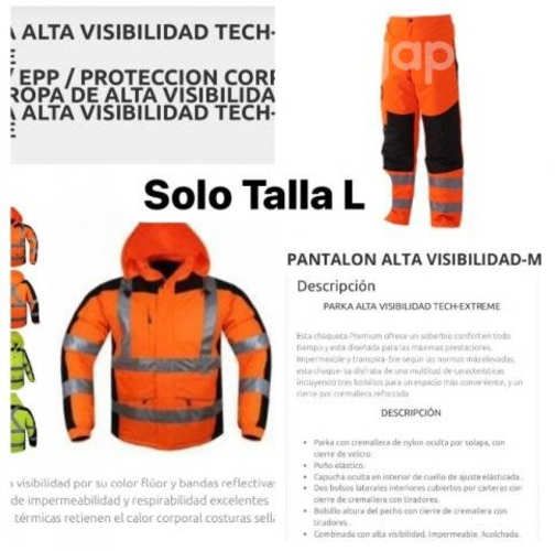 Ropa térmica de trabajo Talla L