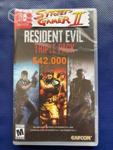 Resident evil triple pack nintendo switch nuevo
