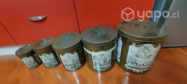 Tarros vintage antiguos