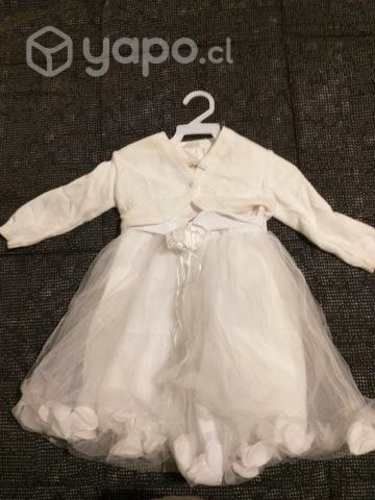Vestido bautizo casa blanca talla 1