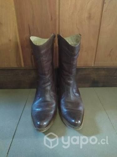 Botas de cuero vaqueras, 36