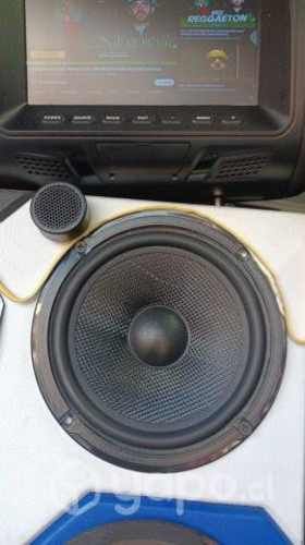 Componentes fibra de carbono+crossover+tweteer