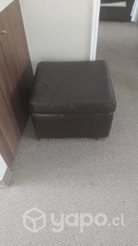 Sofá 3 cuerpos nas puf