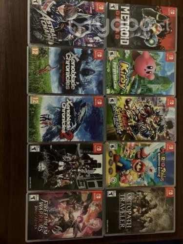 Pack juegos de Switch usados varios