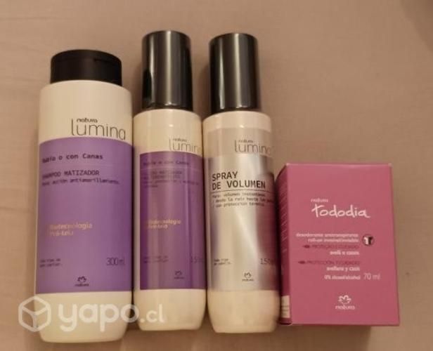 Lote de productos Natura.