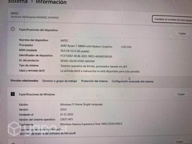 Notebook asus amd rayzen oled