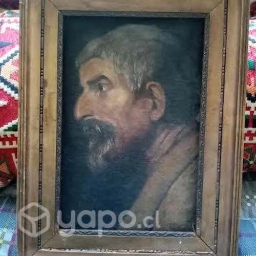 Cuadro muy antiguo al oleo,firma poco legible